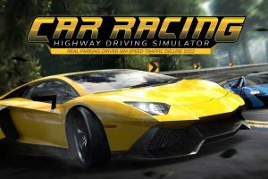 赛车高速公路驾驶模拟器，真正的停车司机模拟速度交通豪华2022 Car Racing Highway Driving Simulator, real parki