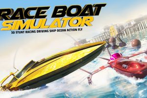 赛船模拟器 - 3D特技赛车驾驶船在海洋中 Race Boat Simulator - 3D Stunt Racing Driving Ship in Ocea