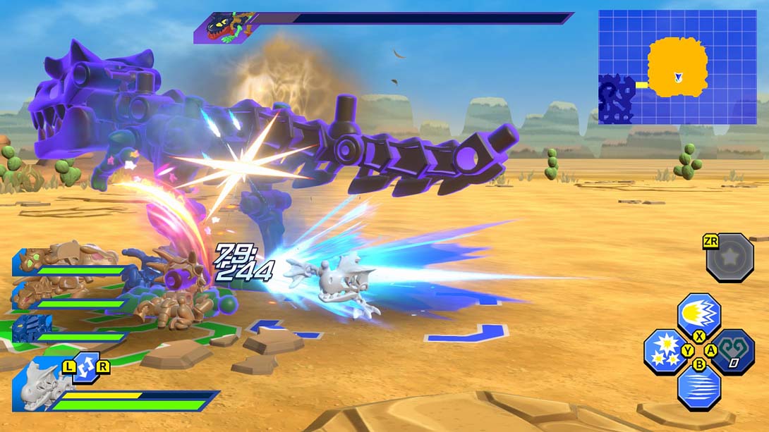 【日版】Hone Hone Saurus X 超级组合! 建造与战斗 .ほねほねザウルスX 超合体!ビルド&バトル截图