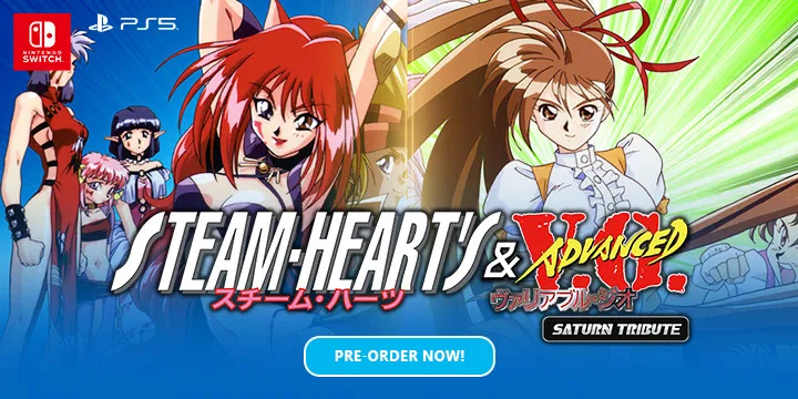 【美版】蒸汽之心&姬武神传说 土星纪念版 .Steam Hearts and ADVANCED Variable Geo Saturn Tribute